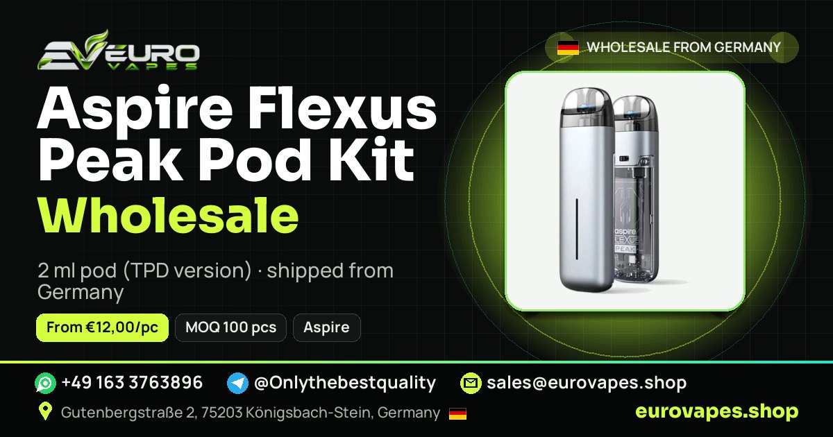 This device wholesale price and MOQ – Euro Vapes Germany