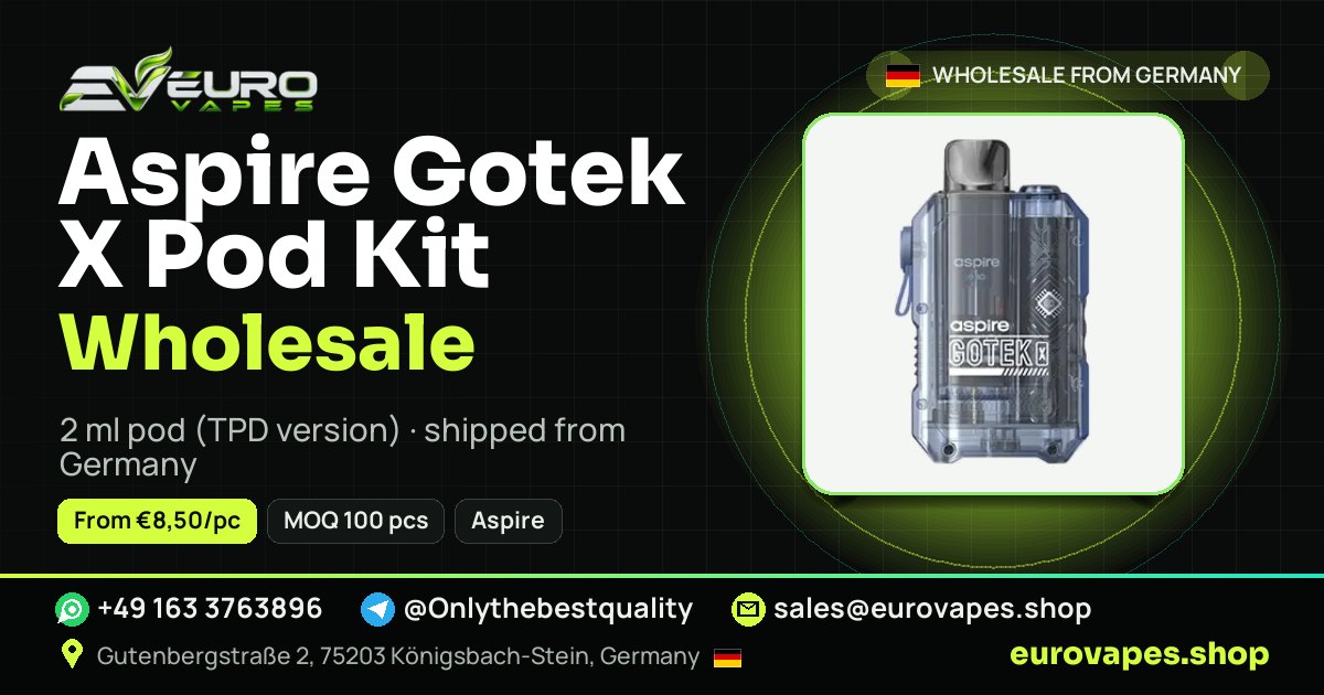 This device wholesale price and MOQ – Euro Vapes Germany
