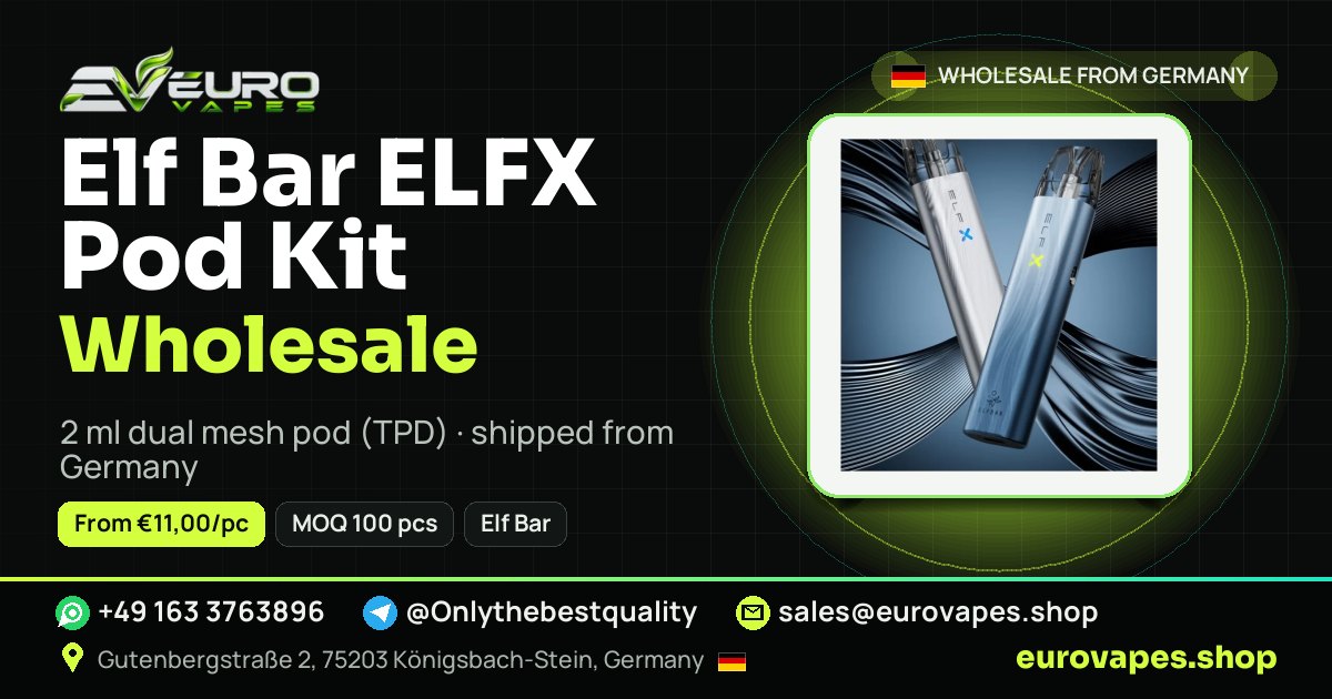 This device wholesale price and MOQ – Euro Vapes Germany