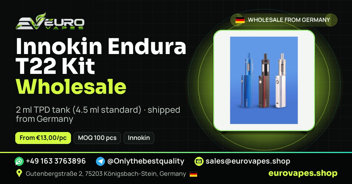 This device wholesale price and MOQ – Euro Vapes Germany