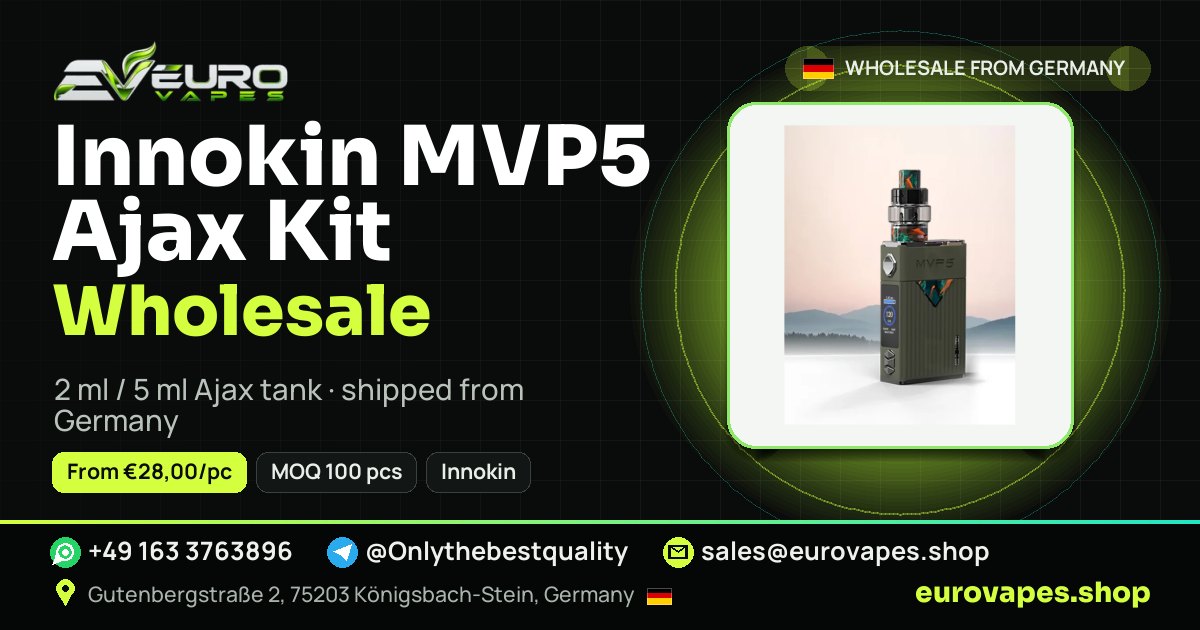 This device wholesale price and MOQ – Euro Vapes Germany