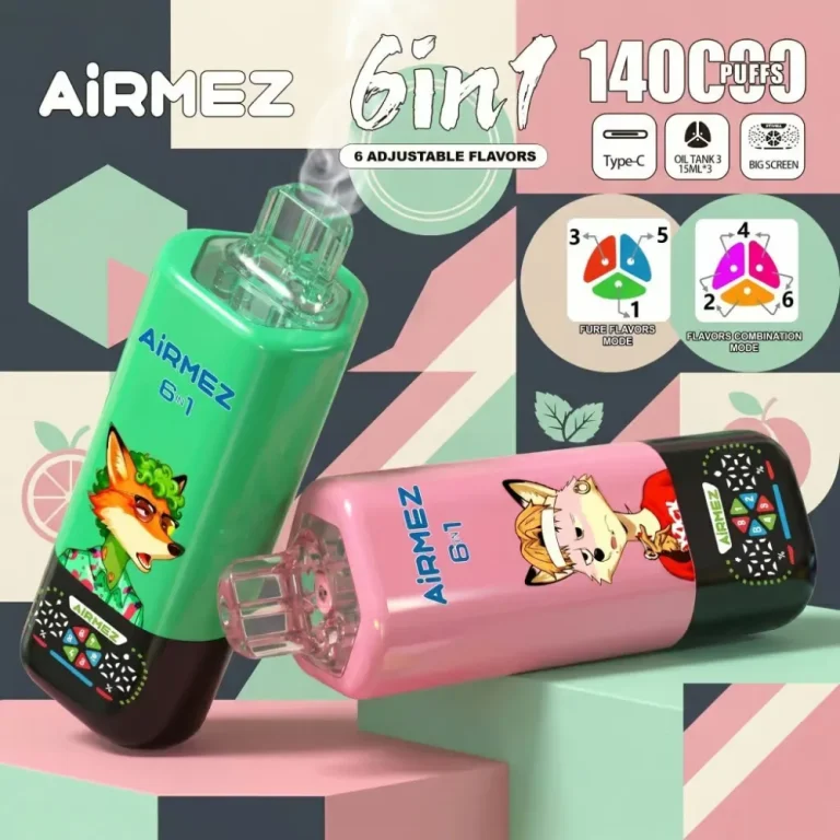 Airmez Fox 140K 6-in-1 wholesale – buy in bulk from Euro Vapes Germany