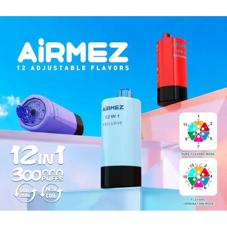 Airmez Fox 300K 12-in-1 wholesale – buy in bulk from Euro Vapes Germany