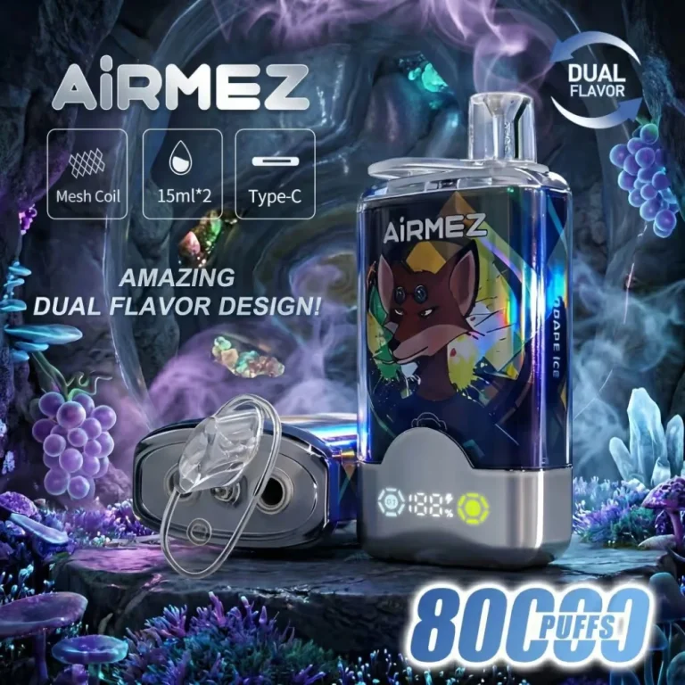 Airmez Fox 80K 2-in-1 wholesale – buy in bulk from Euro Vapes Germany