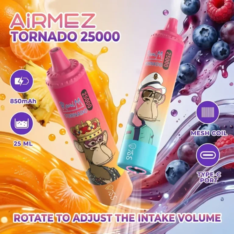 Airmez Tornado 25000 wholesale – buy in bulk from Euro Vapes Germany