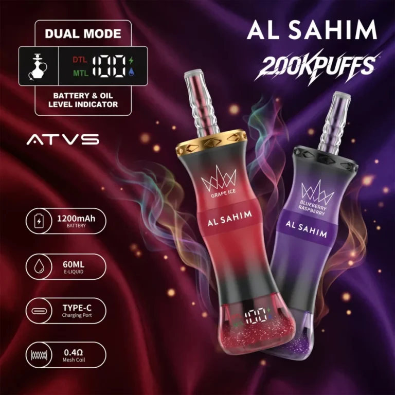 ATVS Al Sahim Shisha 200K wholesale – buy in bulk from Euro Vapes Germany
