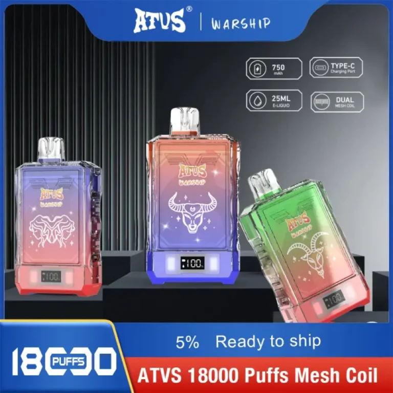 ATVS Warship Crystal 18000 wholesale – buy in bulk from Euro Vapes Germany