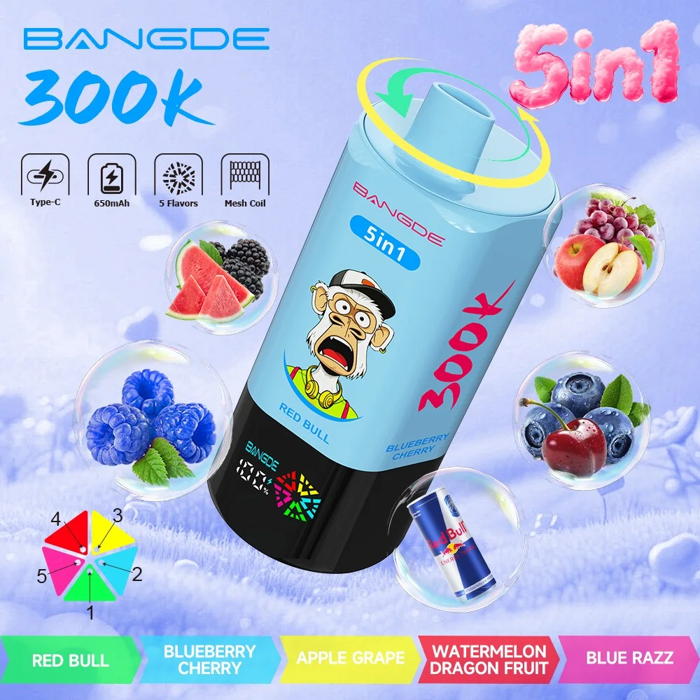 Bang DE 300K 5-in-1 wholesale – buy in bulk from Euro Vapes Germany