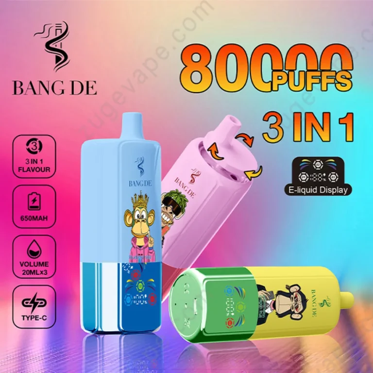 Bang DE 80K 3-in-1 wholesale – buy in bulk from Euro Vapes Germany