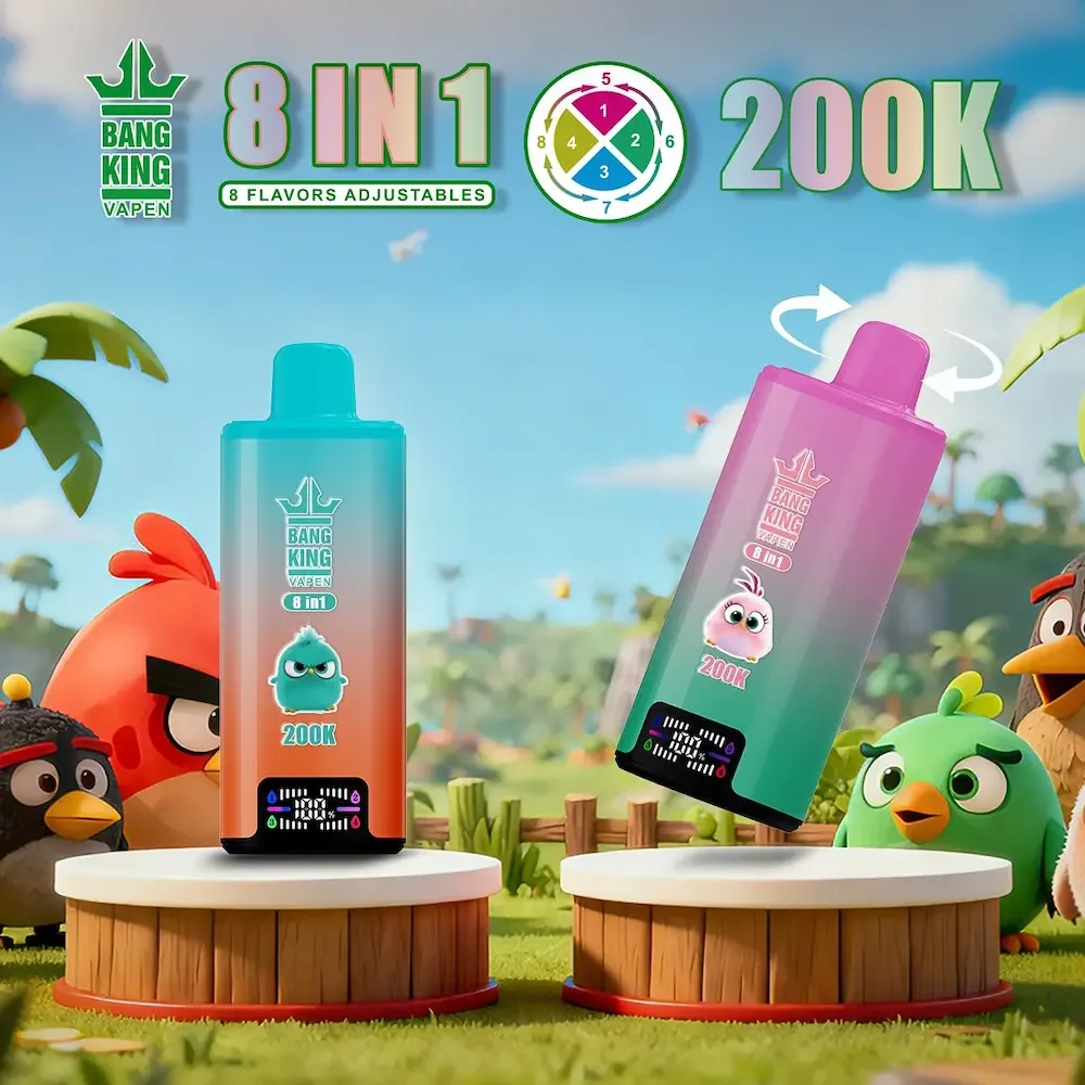 Bang King 200K 8-in-1 wholesale – buy in bulk from Euro Vapes Germany