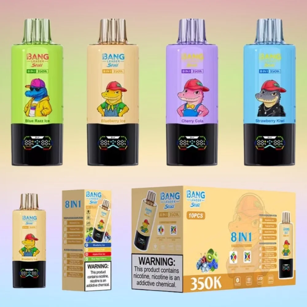 Bang Leader 350K 8-in-1 wholesale – buy in bulk from Euro Vapes Germany