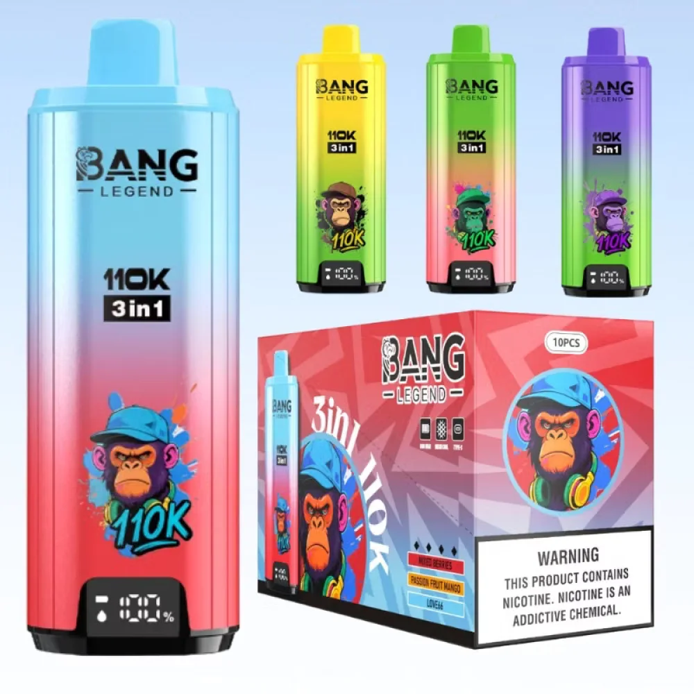 Bang Legend 110K 3-in-1 wholesale – buy in bulk from Euro Vapes Germany