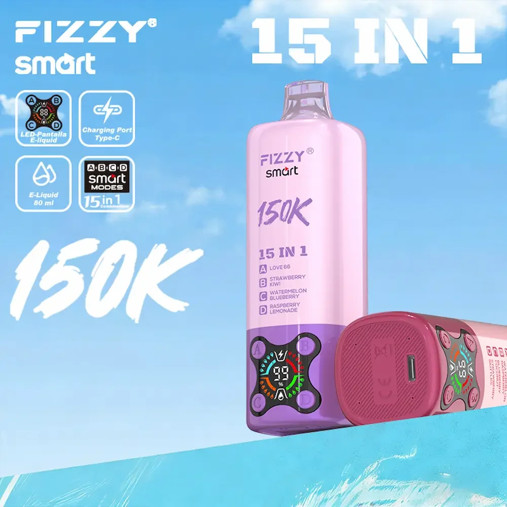 Fizzy Smart 150K 15-in-1 wholesale – buy in bulk from Euro Vapes Germany