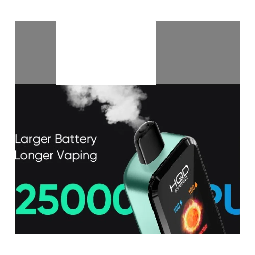 HQD Everest 25000 wholesale – buy in bulk from Euro Vapes Germany