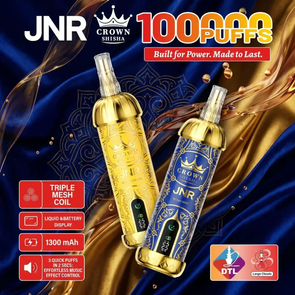 JNR Crown Shisha 100K wholesale – buy in bulk from Euro Vapes Germany