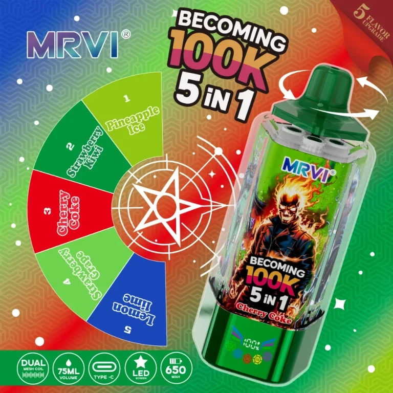MRVI Becoming 100K 5-in-1 wholesale – buy in bulk from Euro Vapes Germany