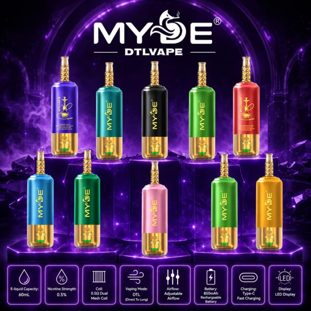 MYDE DTL Shisha 200K 3-in-1 wholesale – buy in bulk from Euro Vapes Germany