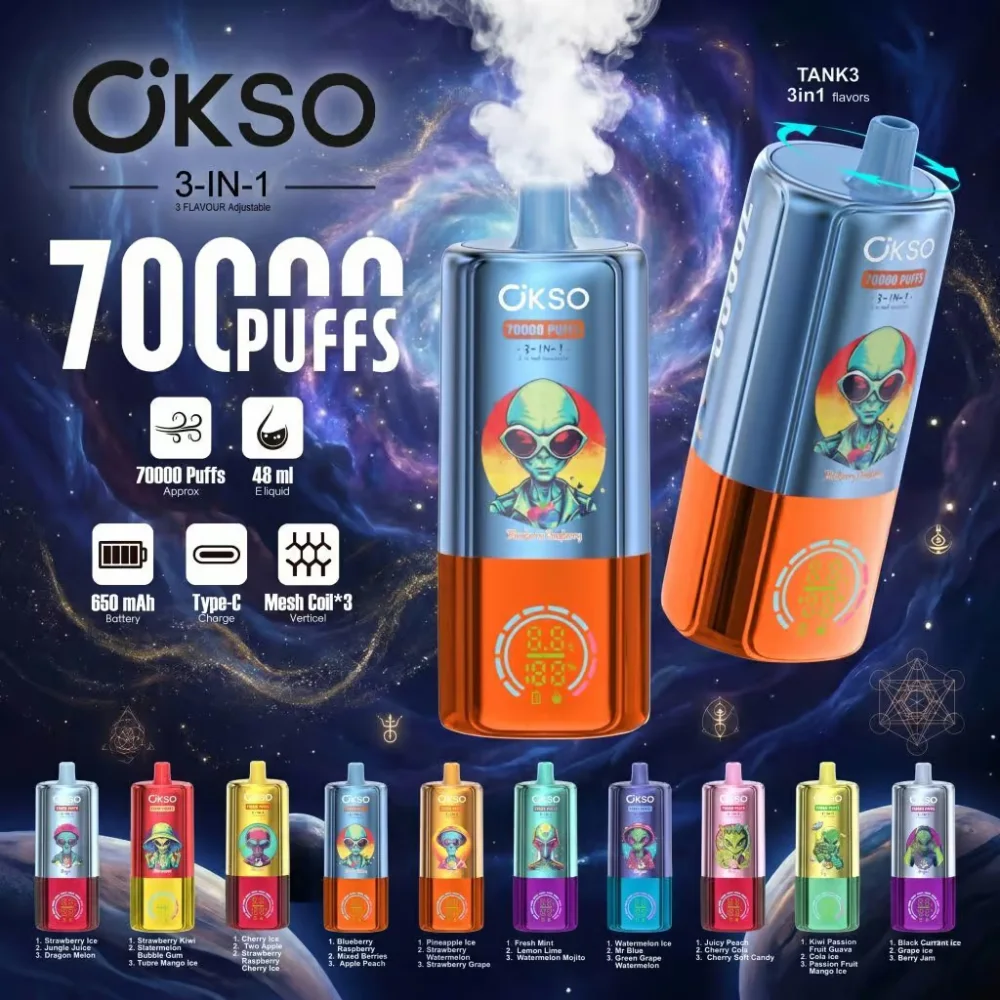 OKSO 70K 3-in-1 wholesale – buy in bulk from Euro Vapes Germany