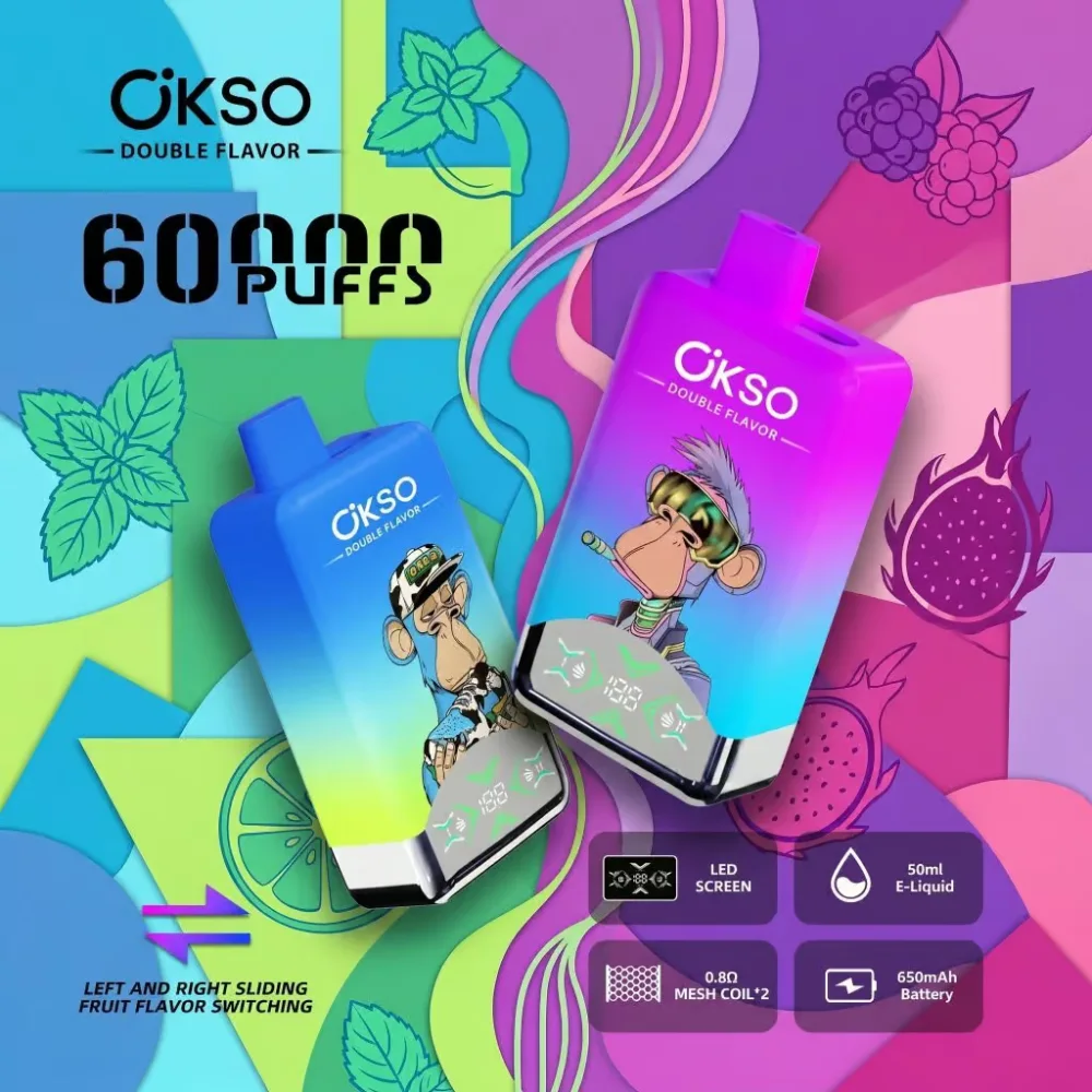 OKSO Double Flavour 60000 wholesale – buy in bulk from Euro Vapes Germany
