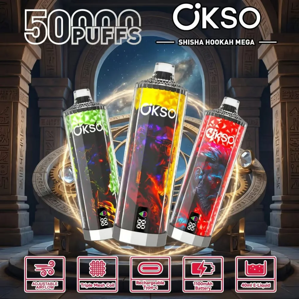 OKSO Shisha Hookah Mega 50000 wholesale – buy in bulk from Euro Vapes Germany