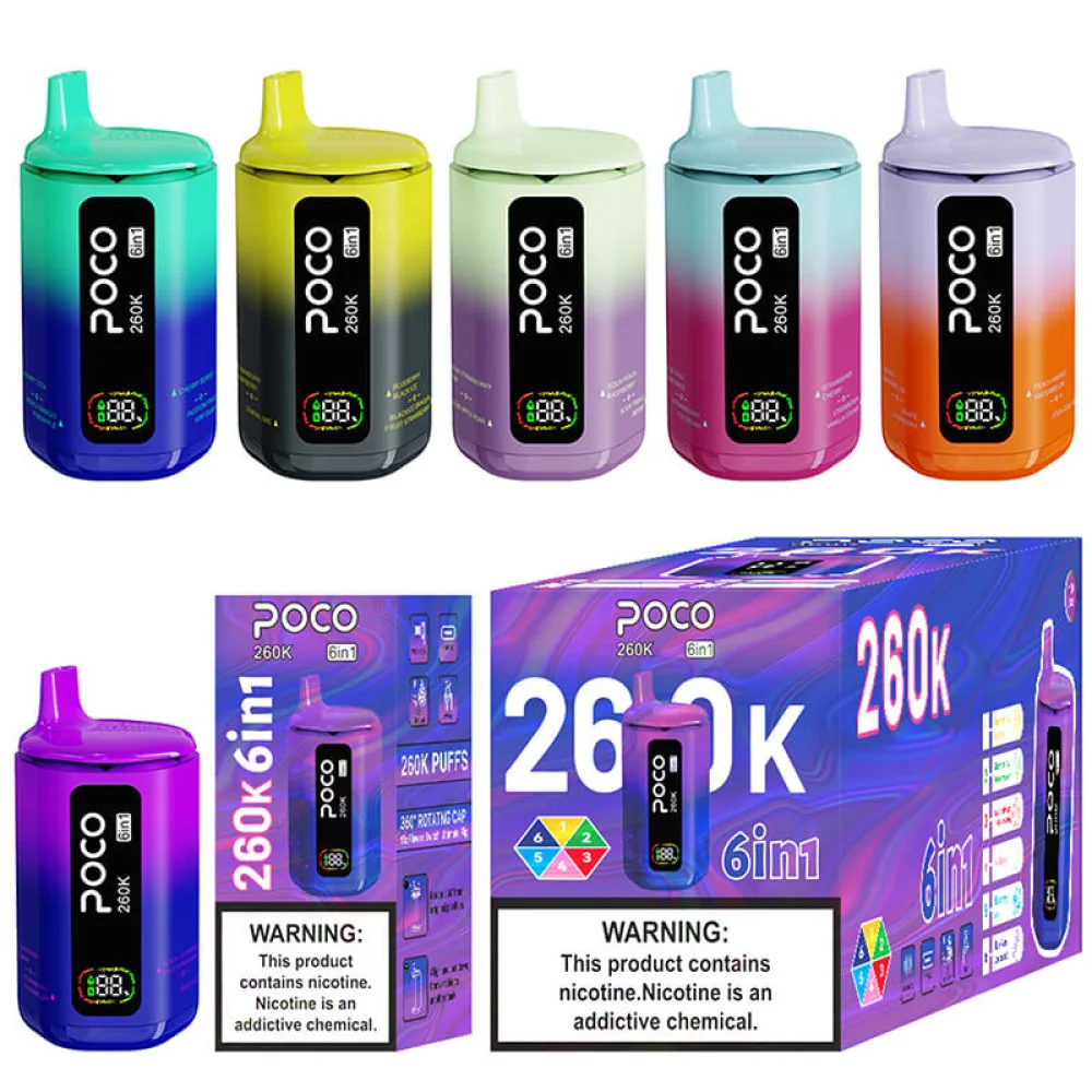 POCO 260K 6-in-1 wholesale – buy in bulk from Euro Vapes Germany