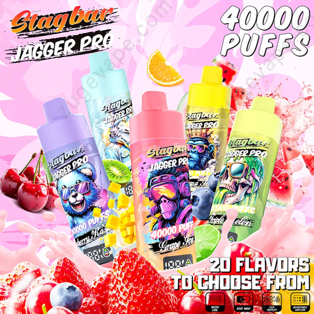 Stag Bar Jagger Pro 40K wholesale – buy in bulk from Euro Vapes Germany