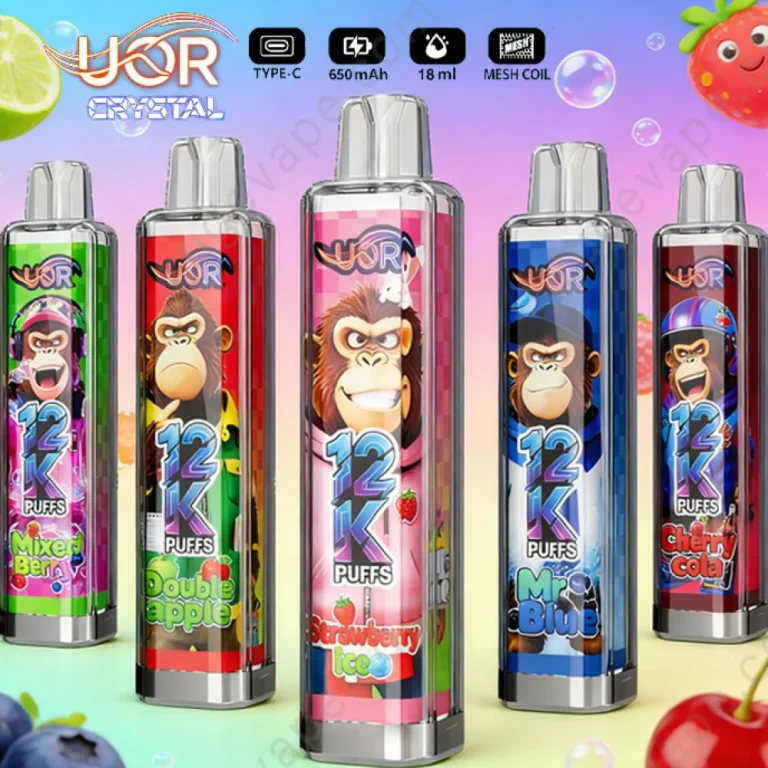 UOR Crystal 12K 10-Pack wholesale – buy in bulk from Euro Vapes Germany