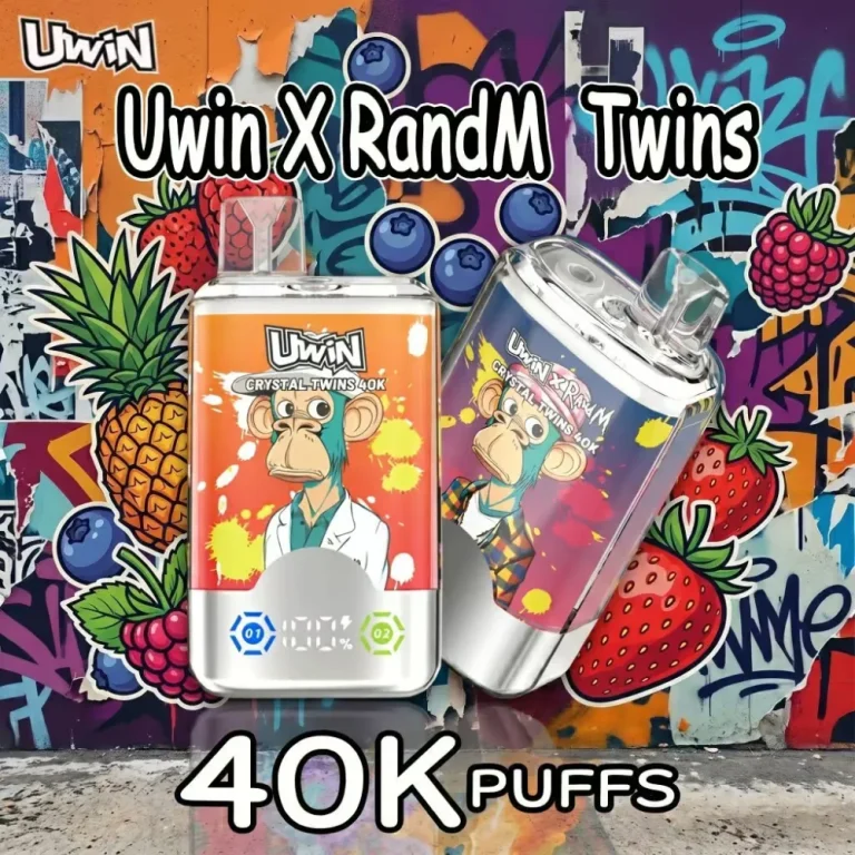 Uwin RandM Crystal Twins 40000 wholesale – buy in bulk from Euro Vapes Germany