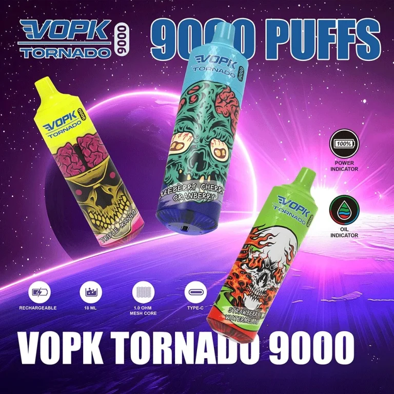 VOPK Tornado 9000 wholesale – buy in bulk from Euro Vapes Germany