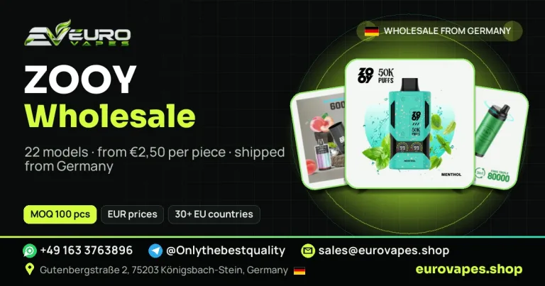 ZOOY wholesale range – ZOOY LugVapor 20000 Replacement Pod and similar models